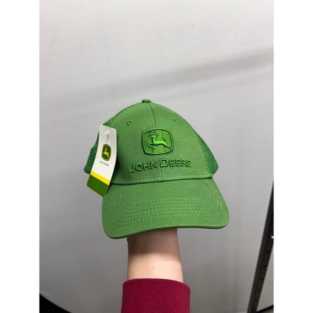 John Deere Green Embroidered Hat